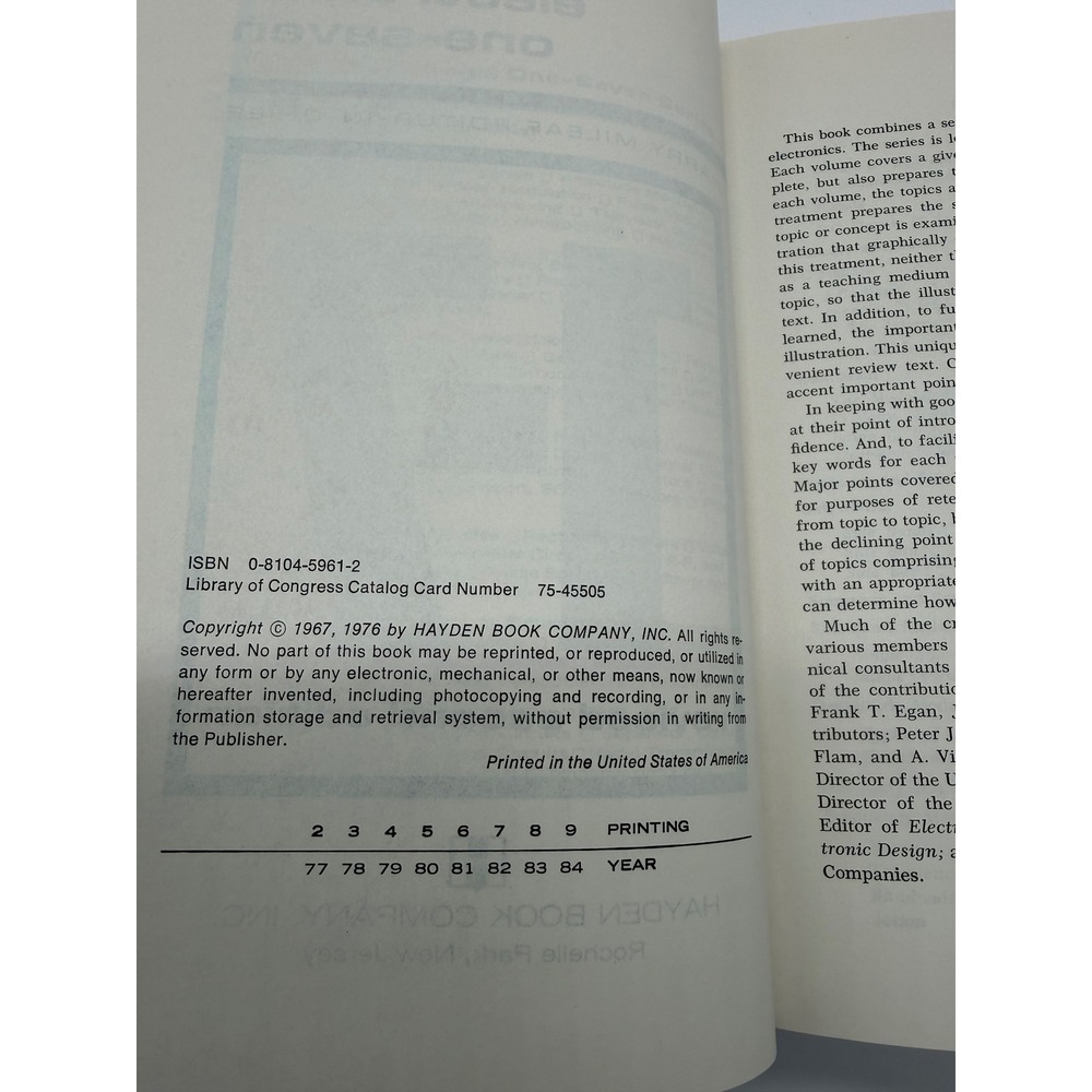 Electronics One-Seven Revised Second Edition Harry Mileaf Hayden Book 0810459612 - Picture 2 of 5